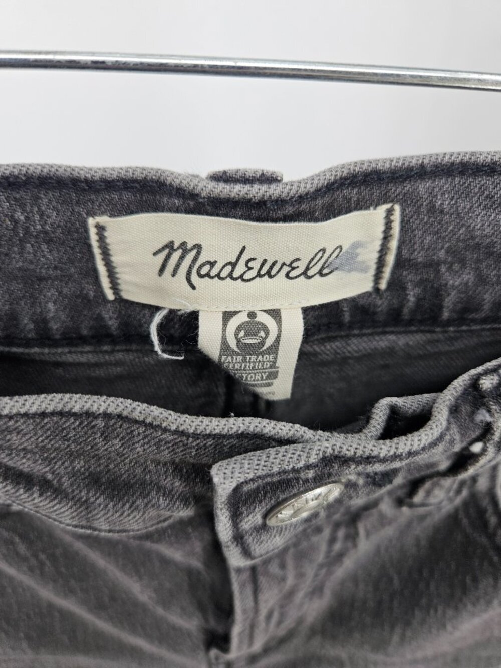 Madewell Perfect Vintage Jean Lunar Wash Women's Size 25 High Rise Tapered Denim - Picture 5 of 11